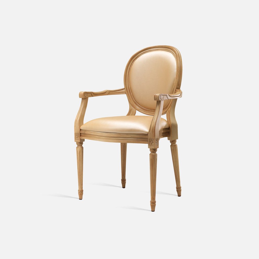 Louis XVI Medallion Bridge chair
